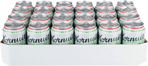 Grolsch Kornuit tray met 24 blikjes van 0,33 liter